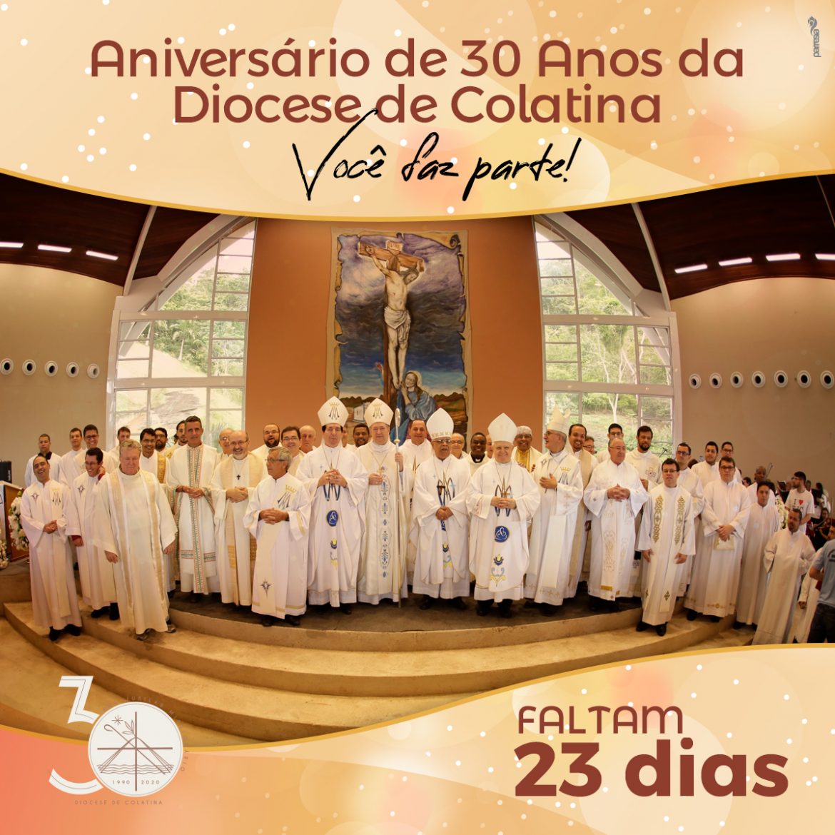 Faltam 23 dias para o 30º Aniversário da Diocese de Colatina