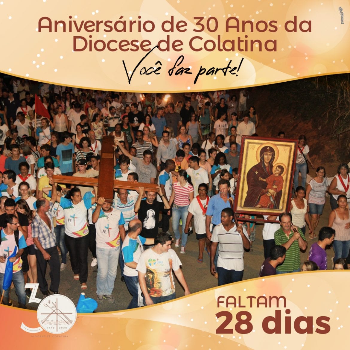 Faltam 28 dias para o 30º Aniversário da Diocese de Colatina