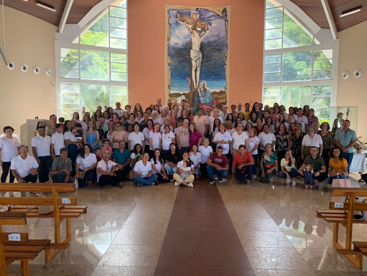 Santuário recebe primeira romaria dos ministros instituídos da Área Pastoral Ita