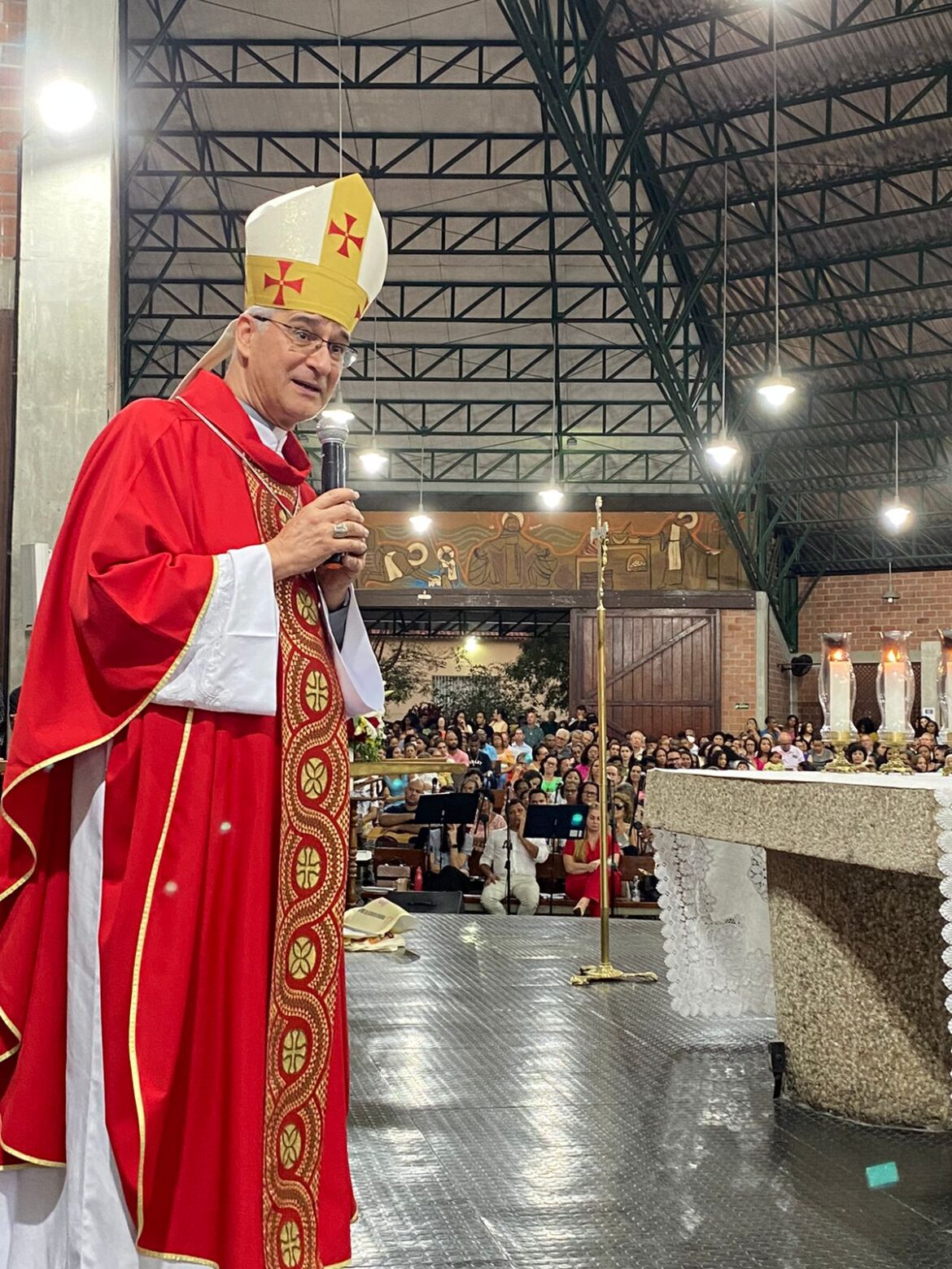 Dom Lauro participa da festa do padroeiro da Diocese de São Mateus