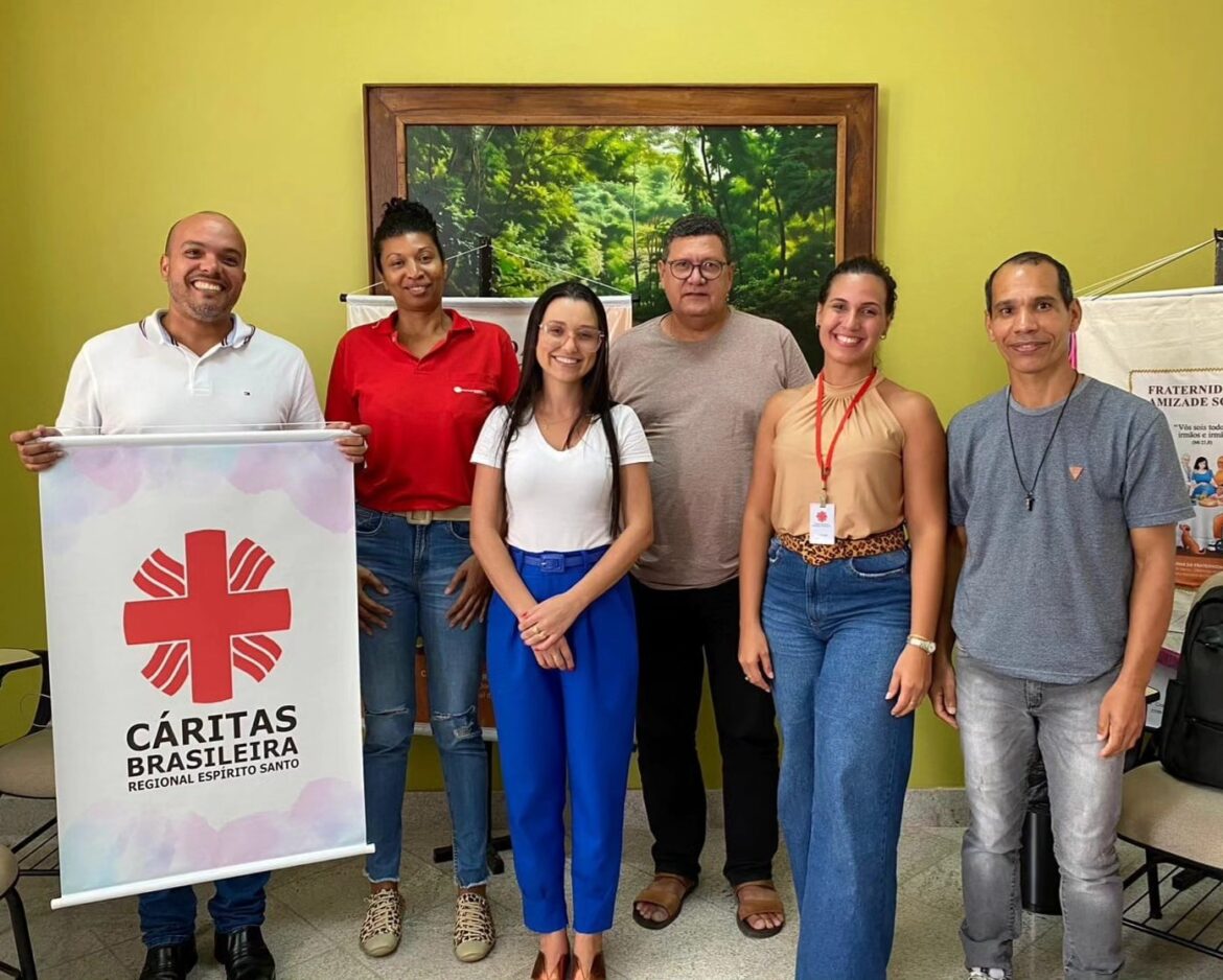 DIRETOR DA CÁRITAS DE COLATINA, PARTICIPA DE REUNIÃO DA CÁRITAS REGIONAL ESPÍRITO SANTO
