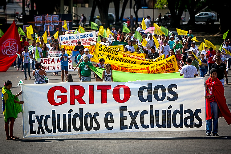 Grito foto 01.jpeg GRITO DOS EXCLUÍDOS E EXCLUÍDAS