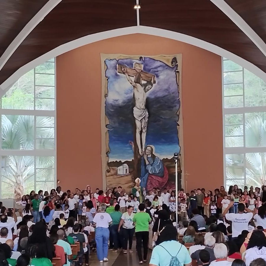 IMG-20240723-WA0038 ROMARIA ESTADUAL DA PASTORAL DA CRIANÇA REÚNE CENTENAS DE PESSOAS NO SANTUÁRIO