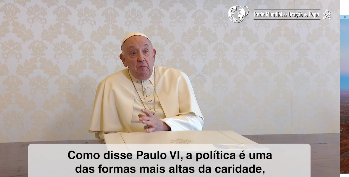 Vídeo do Papa: “Rezemos para que os líderes políticos estejam a serviço de seu povo”