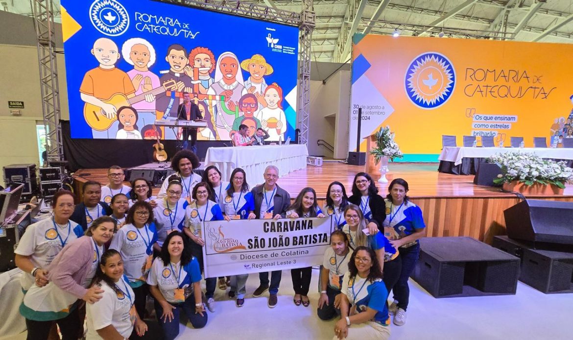 Catequistas da Diocese de Colatina participam da 1ª edição da Romaria de Catequistas em Aparecida