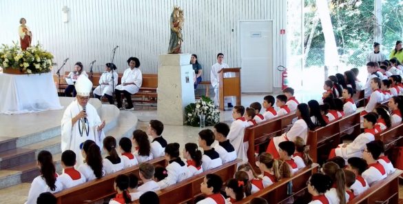 1ª Romaria dos Coroinhas e Cerimoniários da Diocese de Colatina ao Santuário Nossa Senhora da Saúde