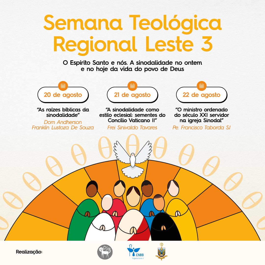 Semana Teológica Semana Teológica do Regional Leste 3: Um convite a reflexão e à unidade!