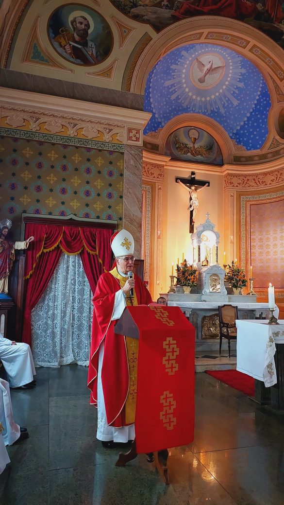 Dom Lauro encerra Tríduo dos 90 anos do Seminário São José em Mariana (MG)