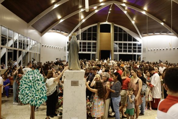 romaria_180824_3 Grande Paróquia São João Batista encerra Semana da Família com Romaria ao Santuário