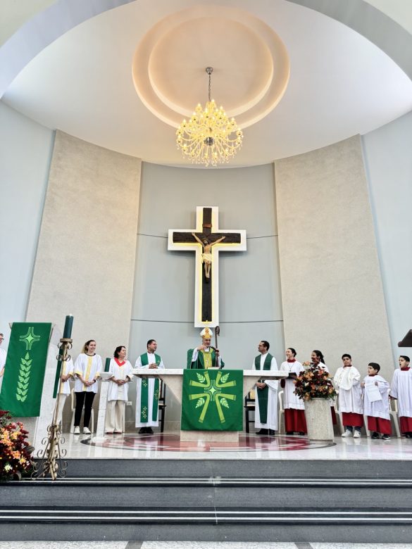 Dom Lauro celebra a Festa Paroquial do Coração Eucarístico de Jesus em Guaraná