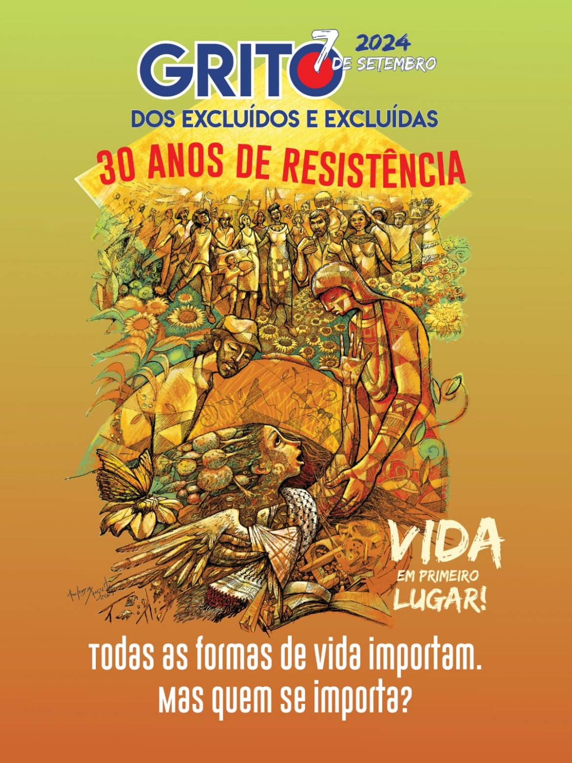 Grito dos Excluídos e Excluídas marca o Dia da Independência em Colatina com clamor por justiça e igualdade social