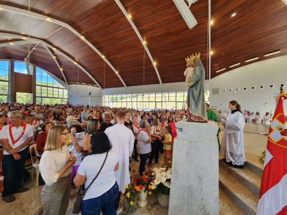 Romaria do Apostolado da Oração reúne aproximadamente mil membros em Ibiraçu