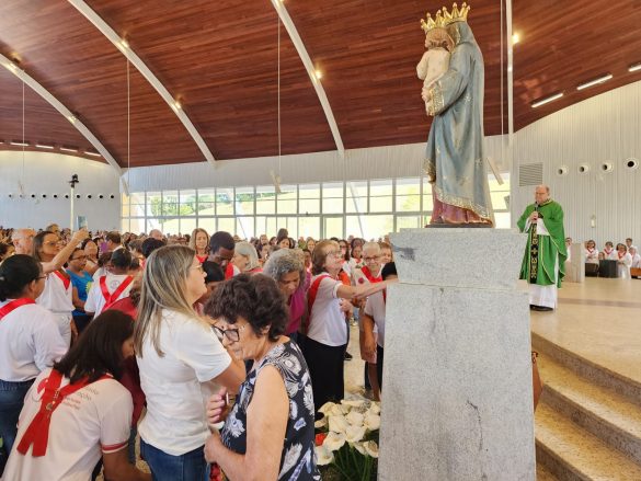 Romaria do Apostolado da Oração reúne aproximadamente mil membros em Ibiraçu