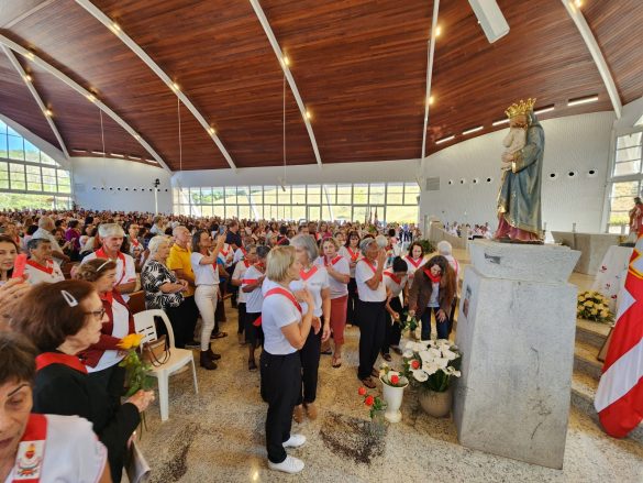 Romaria do Apostolado da Oração reúne aproximadamente mil membros em Ibiraçu