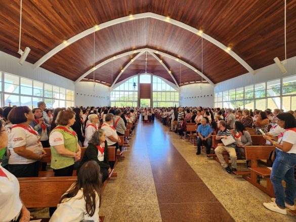 Romaria do Apostolado da Oração reúne aproximadamente mil membros em Ibiraçu