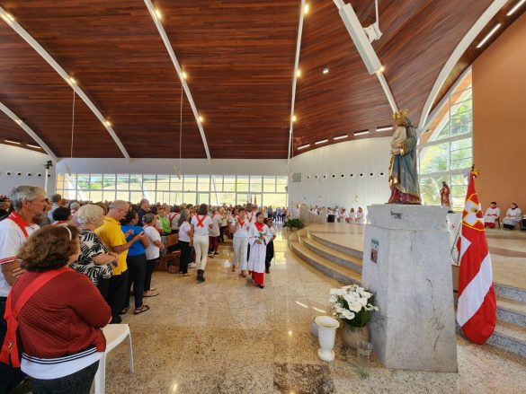 Romaria do Apostolado da Oração reúne aproximadamente mil membros em Ibiraçu