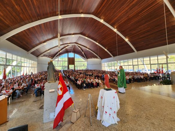 Romaria do Apostolado da Oração reúne aproximadamente mil membros em Ibiraçu