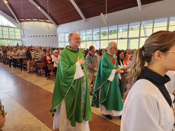 Romaria do Apostolado da Oração reúne aproximadamente mil membros em Ibiraçu