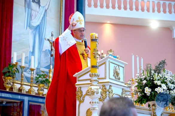 Dom Lauro celebra a Crisma de 190 jovens na Paróquia Imaculado Coração de Maria em São Silvano