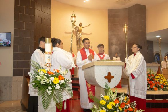 Celebração do Sacramento da Crisma na Paróquia São João Batista de Aracruz