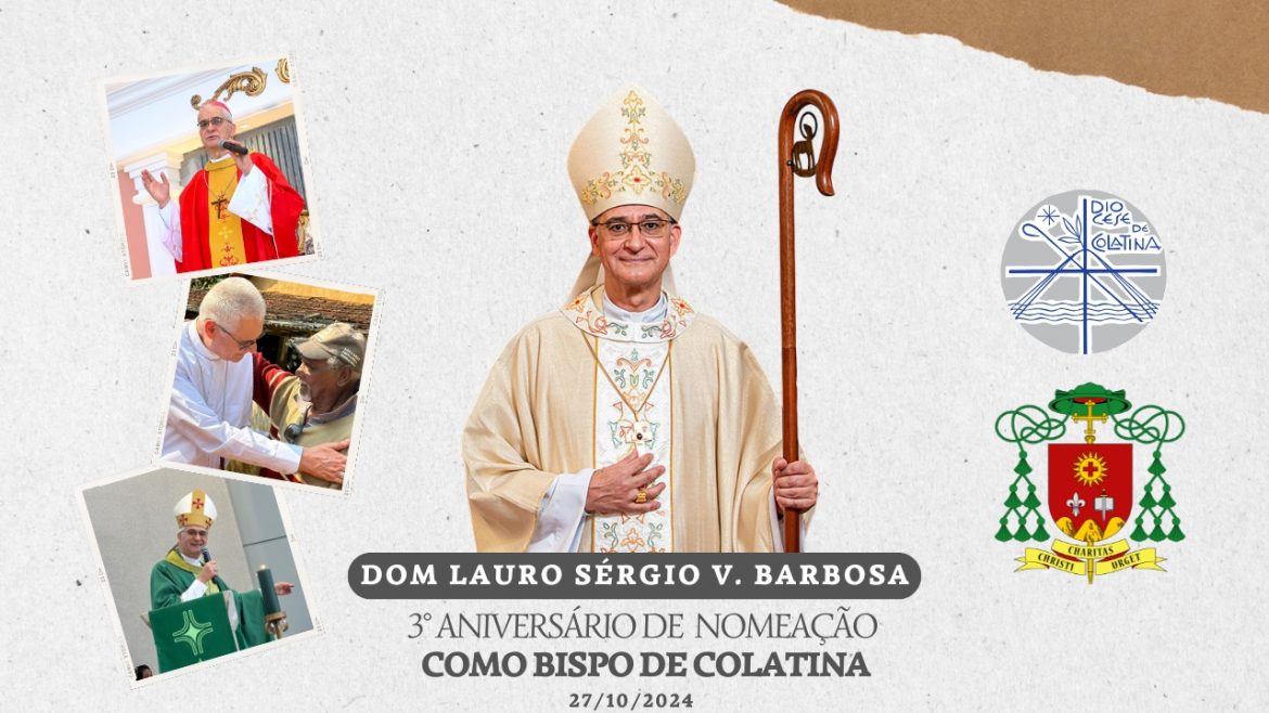 Celebração do 3º Aniversário da nomeação de Dom Lauro Sérgio como Bispo de Colatina