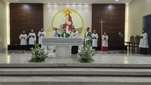 Instituição de Coroinhas e apresentação do novo vigário em Vila Lenira