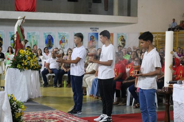 Paróquia Santa Luzia de Pancas acolhe Pe. Paulo César como novo pároco