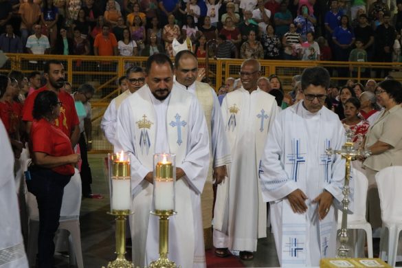 Paróquia Santa Luzia de Pancas acolhe Pe. Paulo César como novo pároco