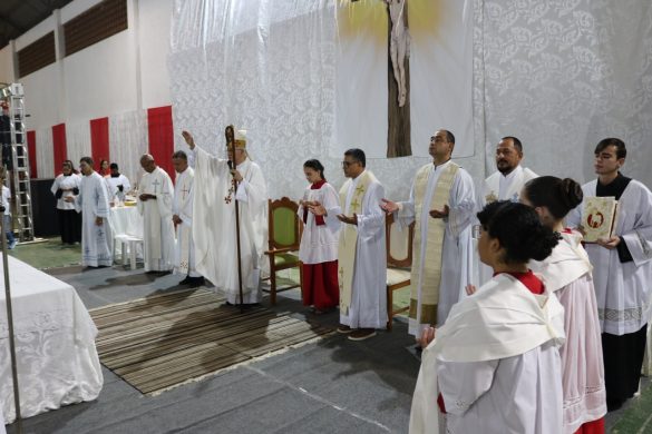 Paróquia Santa Luzia de Pancas acolhe Pe. Paulo César como novo pároco