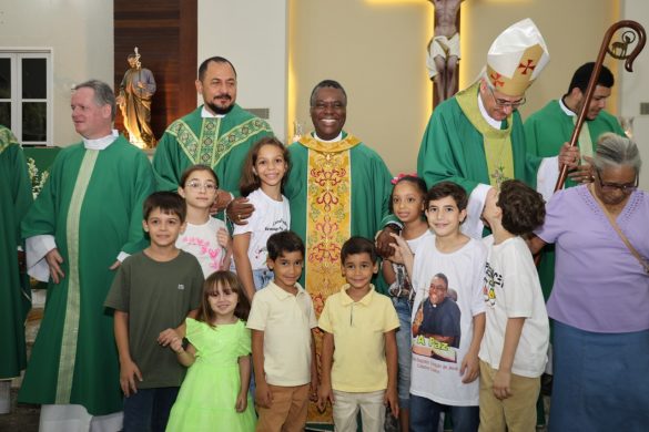 Marilândia recebe Padre José Valdecy como novo pároco da Paróquia Nossa Senhora Auxiliadora