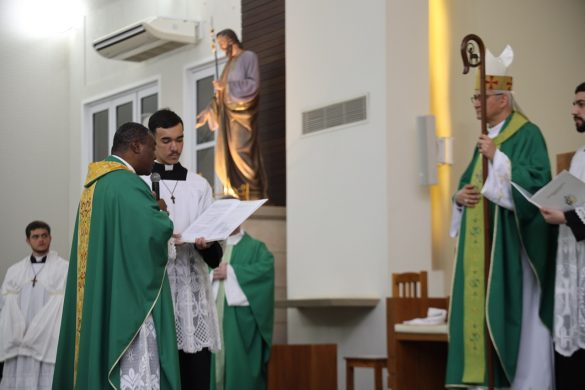 Marilândia recebe Padre José Valdecy como novo pároco da Paróquia Nossa Senhora Auxiliadora