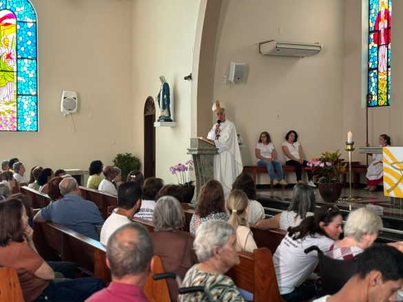 Dom Lauro realiza visita pastoral à Paróquia São José em João Neiva