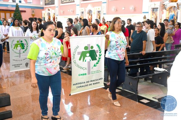 Missa Festiva celebra 33 anos da Pastoral da Criança na Paróquia Imaculado Coração de Maria
