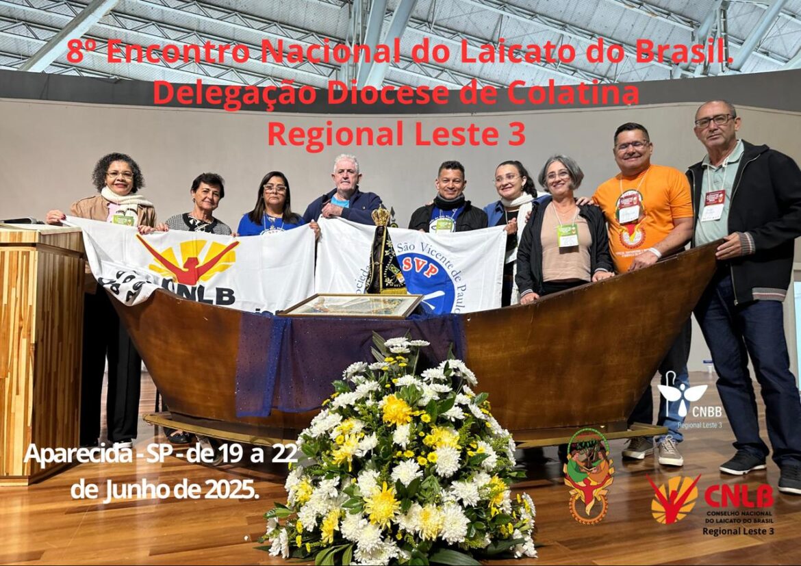 CRISTÃOS LEIGOS E LEIGAS CELEBRAM 8º ENCONTRO NACIONAL EM APARECIDA: “PEREGRINOS DA ESPERANÇA, AGINDO NA HISTÓRIA, A SERVIÇO DO REINO”