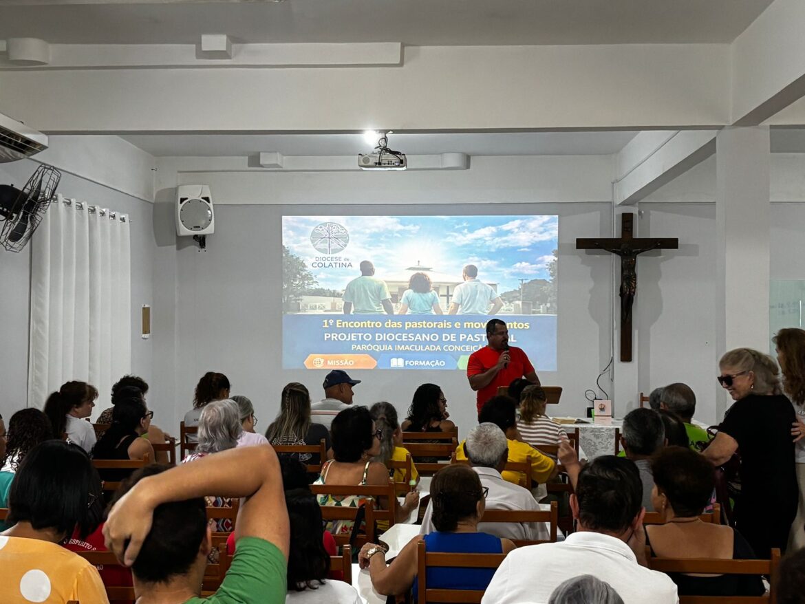 PARÓQUIA IMACULADA CONCEIÇÃO, EM COQUEIRAL, REALIZA 1º ENCONTRO DAS PASTORAIS E MOVIMENTOS