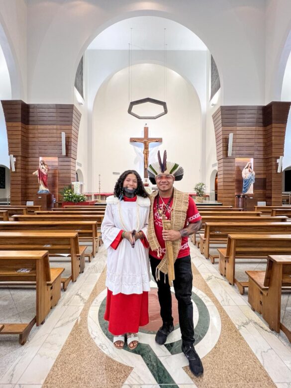 Pastoral Indigenista celebra Missa na Categral Diocesana