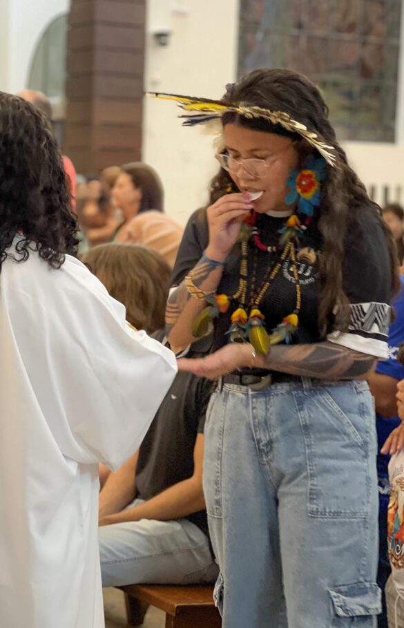 Pastoral Indigenista celebra Missa na Categral Diocesana