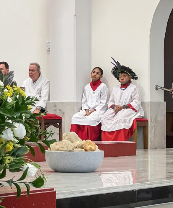Pastoral Indigenista celebra Missa na Categral Diocesana