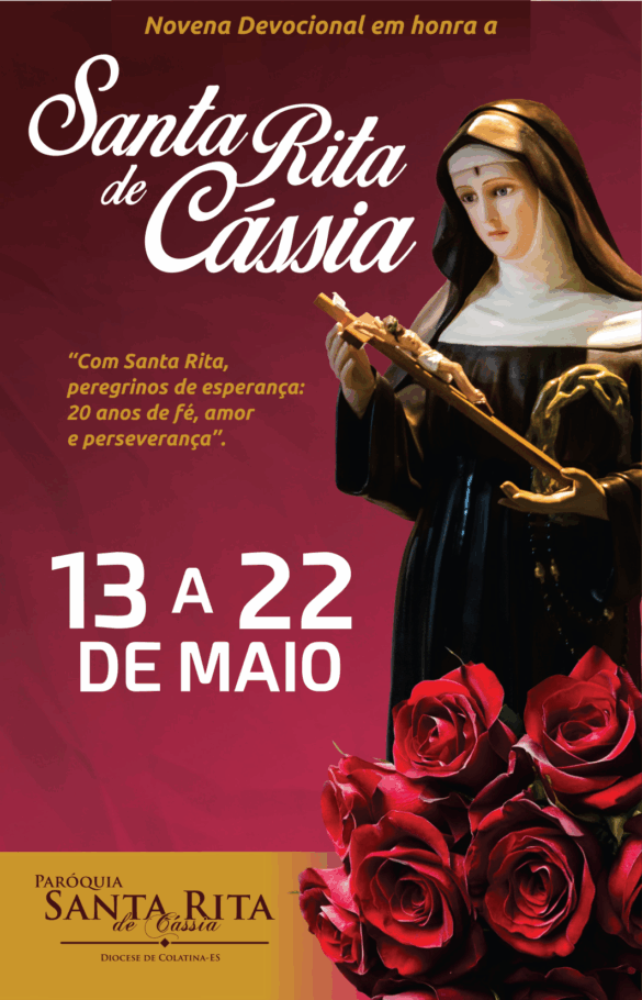 Paróquia Santa Rita celebra novena dos 20 anos em Linhares