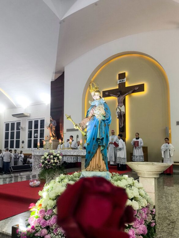 Festa de Nossa Senhora Auxiliadora reúne fiéis em Marilândia