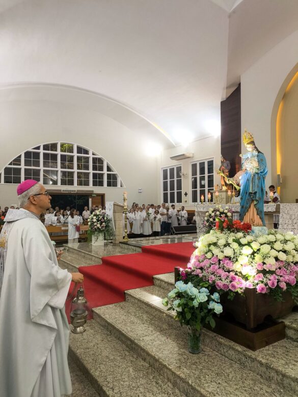 Festa de Nossa Senhora Auxiliadora reúne fiéis em Marilândia