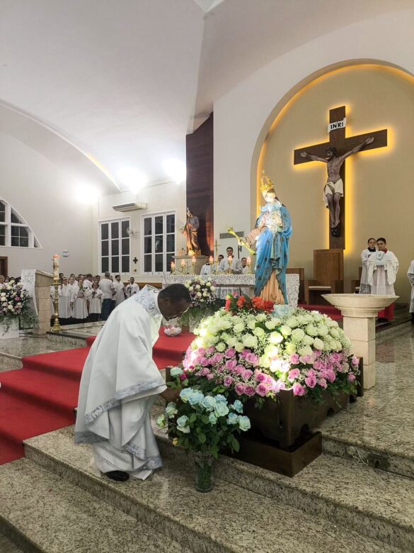 Festa de Nossa Senhora Auxiliadora reúne fiéis em Marilândia
