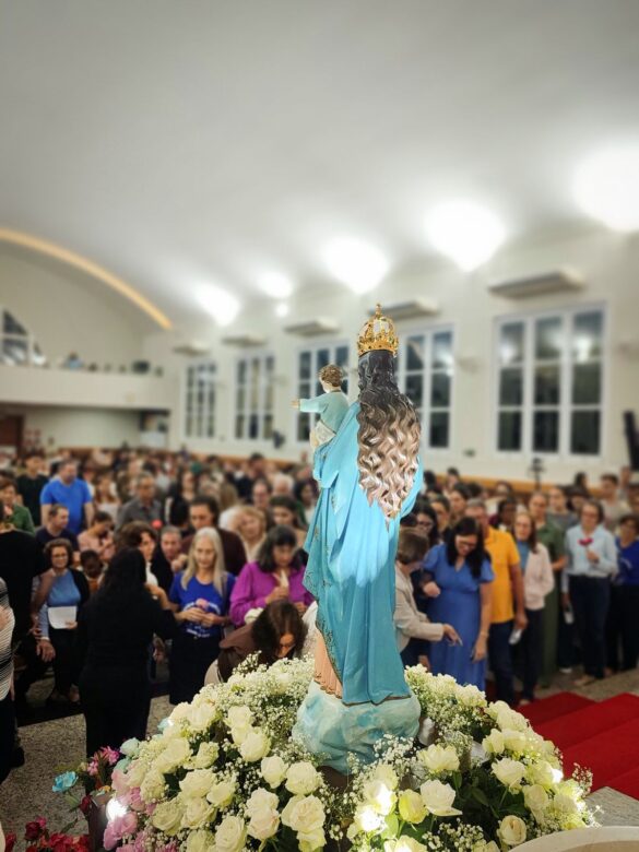 Festa de Nossa Senhora Auxiliadora reúne fiéis em Marilândia