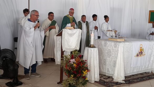 Dom Lauro celebrou Missa no Grupo Resgate São Francisco de Assis, em Linhares