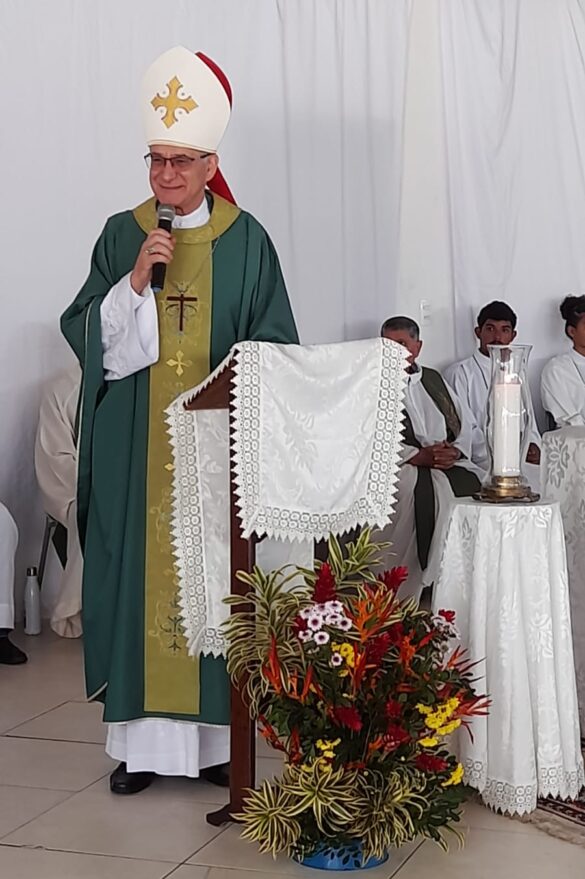 Dom Lauro celebrou Missa no Grupo Resgate São Francisco de Assis, em Linhares