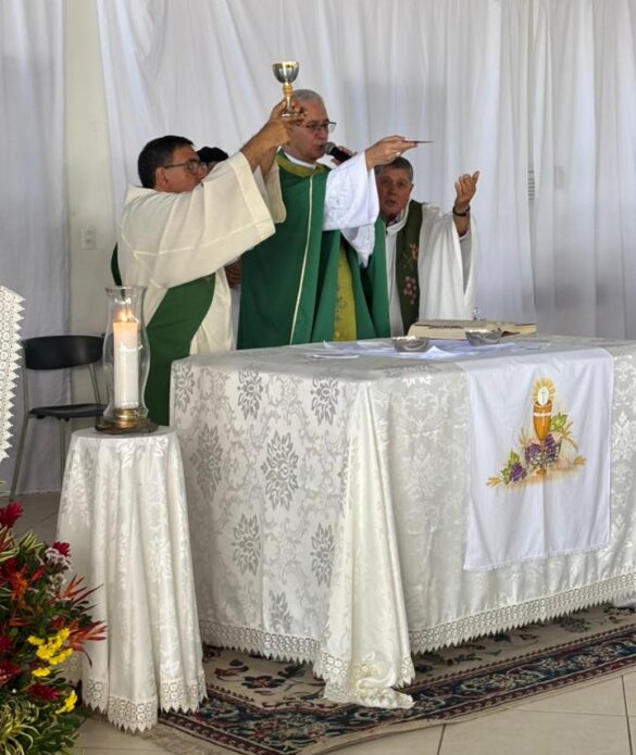 Dom Lauro celebrou Missa no Grupo Resgate São Francisco de Assis, em Linhares