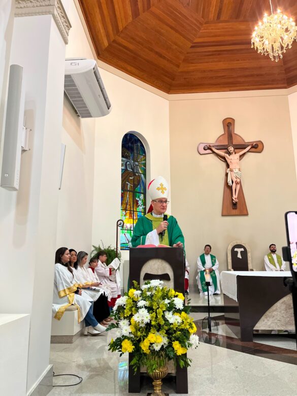 Dom Lauro visita a Paróquia São Sebastião de Lindenberg