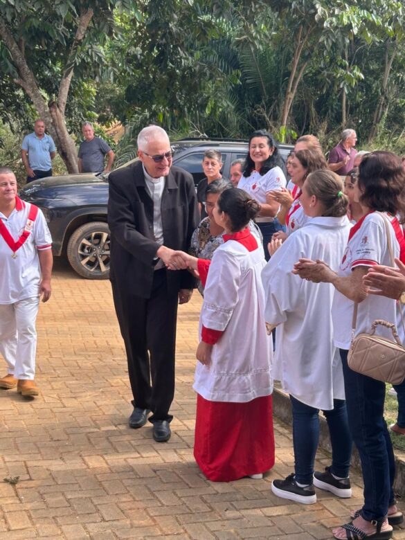 Dom Lauro visita a Paróquia São Sebastião de Lindenberg