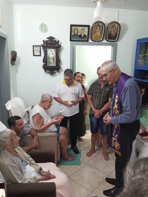 Dom Lauro visita a Paróquia São Sebastião de Lindenberg